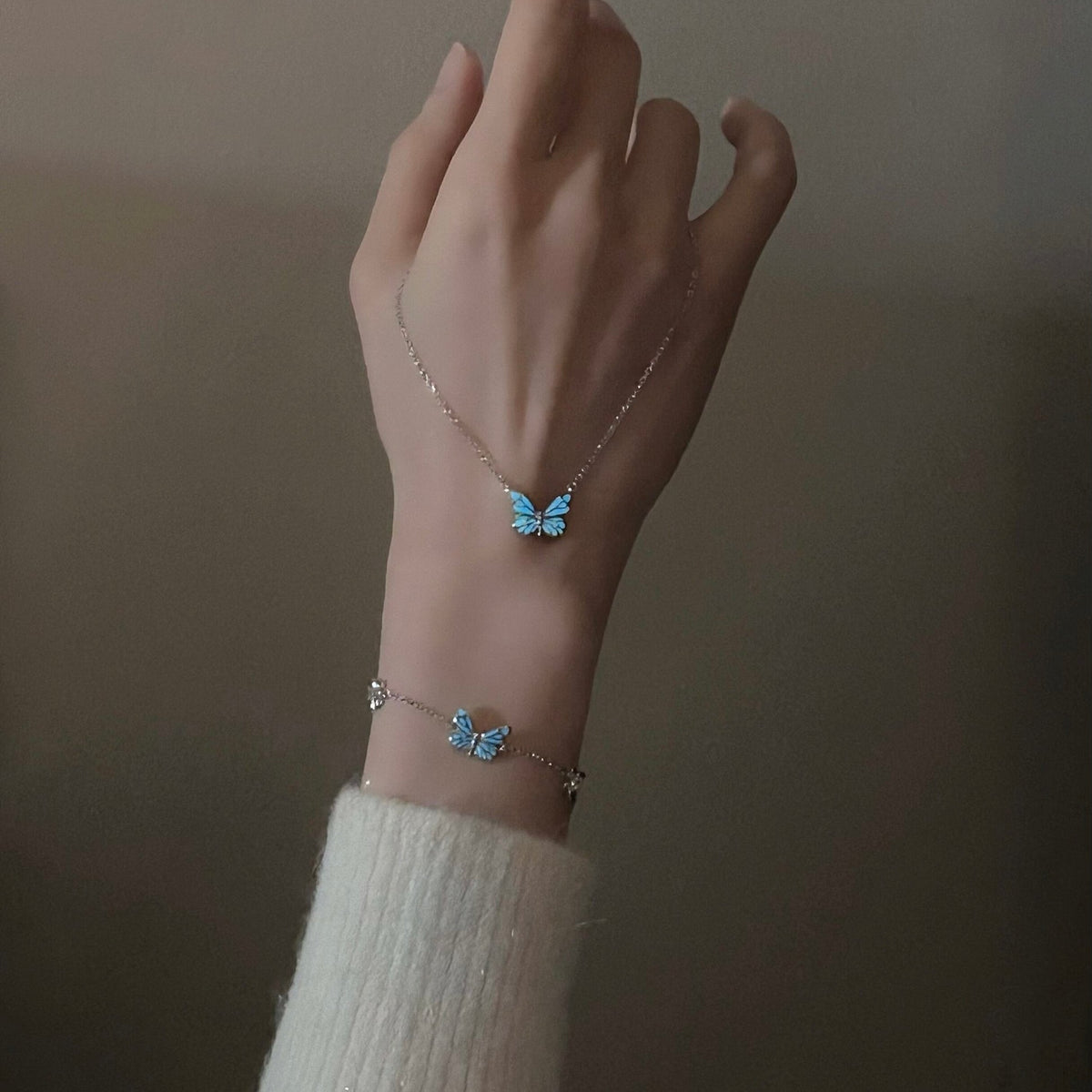 The Luminous Butterfly Bracelet