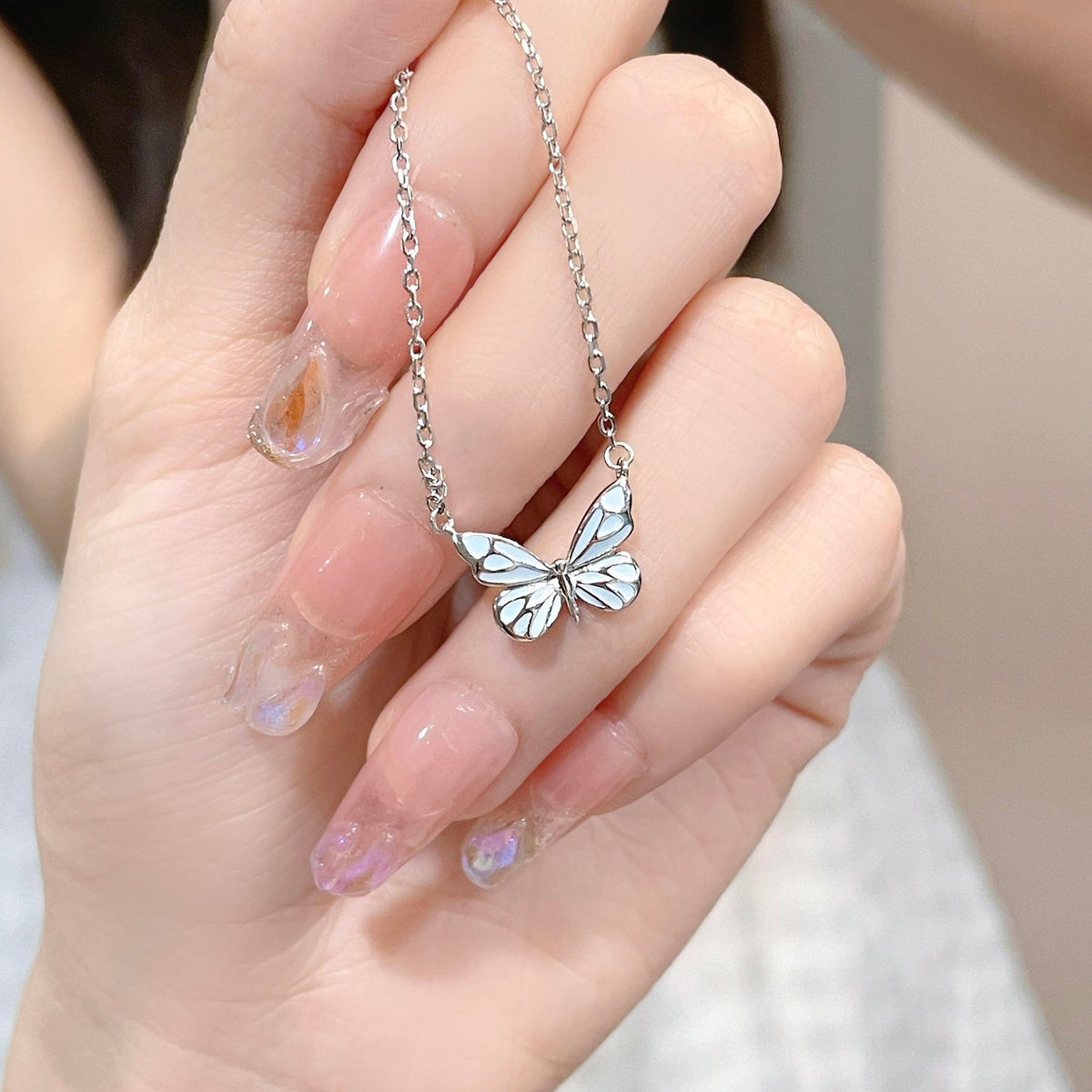 The Luminous Butterfly Necklace